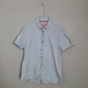 Sovereign Code Blue Casual Button Down Shirt ( Box EF )